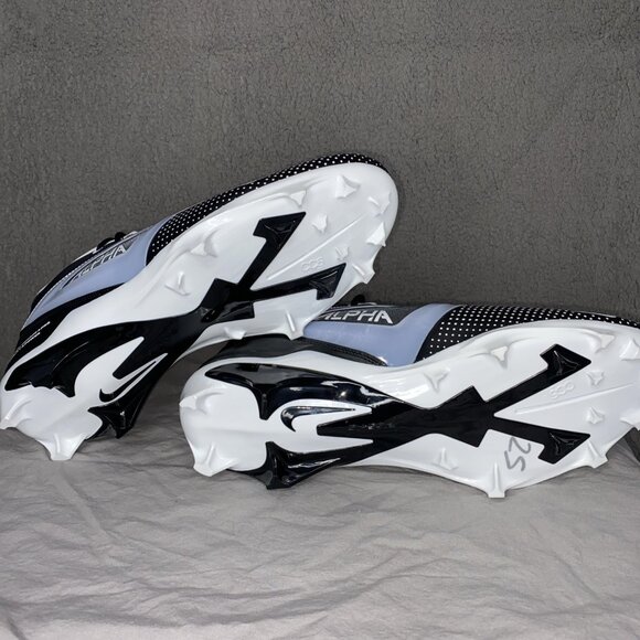 Nike Alpha Menace 4 Pro Football Cleats Black/White‎ Men’s  16